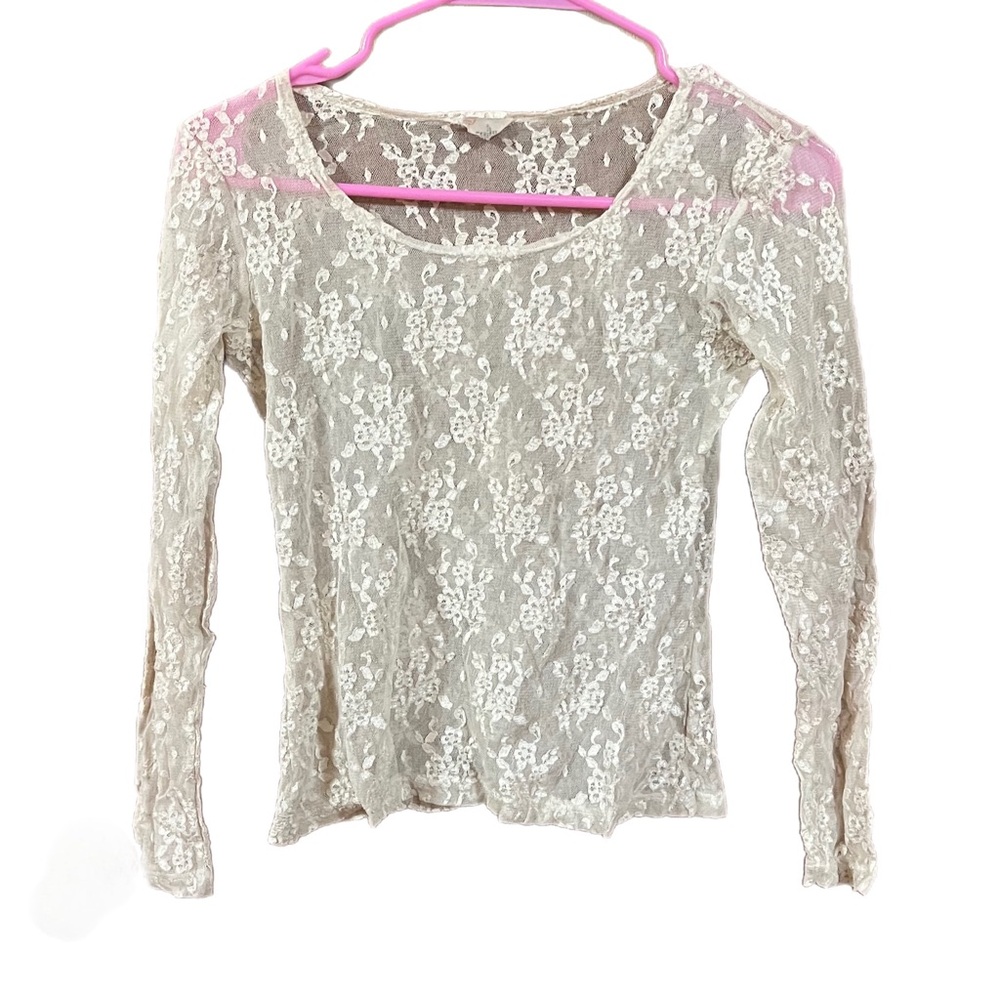 🇺🇸 White Lace Top